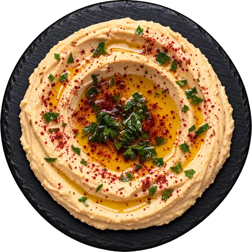 Hatay usulü zeytinyağlı humus